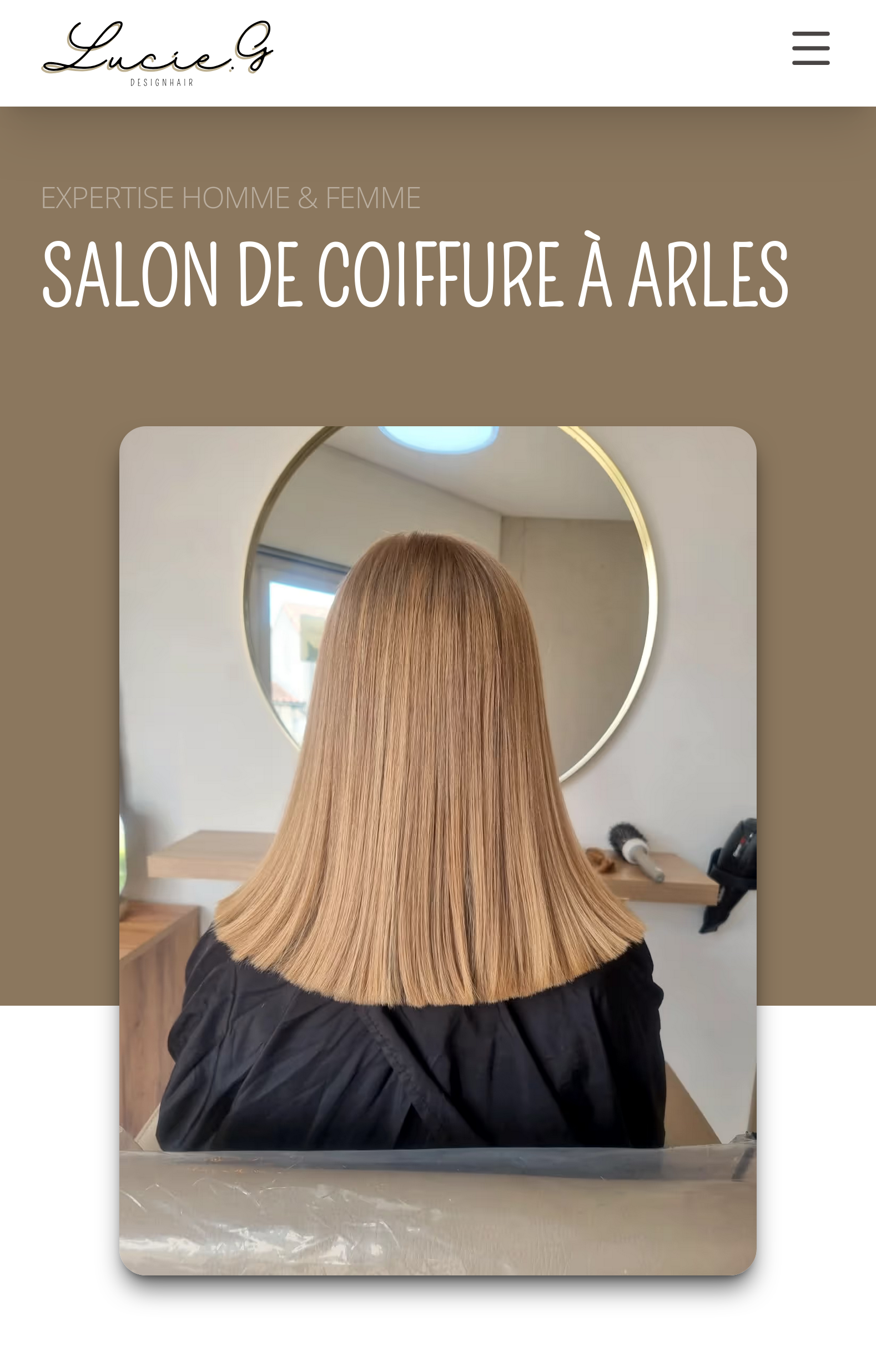 Site vitrine de Lucie G conçu par JMCNS